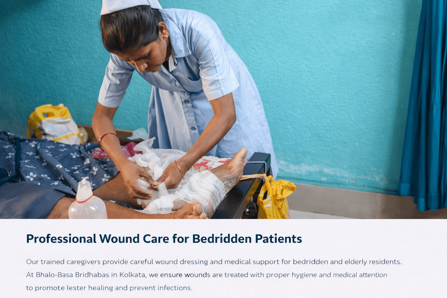 Professional Wound Care for Bedridden Patients